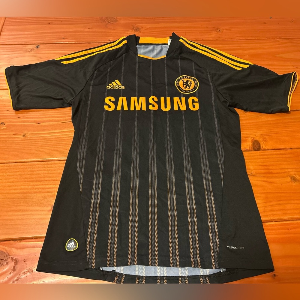 Black and Orange Adidias Chelsea FC jersey 10/11